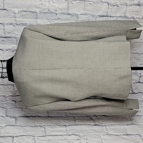 NINE WEST Short Black and White Houndstooth Jacket Size 10 - Picture 6 of 7